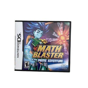 Nintendo DS Game Math Blaster in the Prime Adventure w/Case